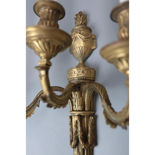 2000 - 2009 Neoclassical Mazarin Wall Sconces, Set of 2 For Sale - Image 5 of 8