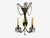 1930s Neoclassical Style, Swan Sconces, Gilt Metal, Crystal, France - a Pair For Sale In New York - Image 6 of 11