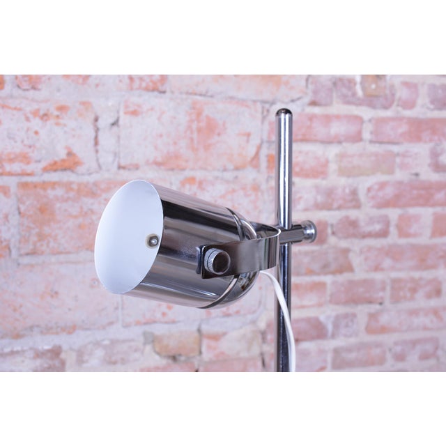 Mid-Century Modern Floor Lamp in Chrome by J. Indra for Combi Lux, Czech, 1960s For Sale - Image 4 of 13