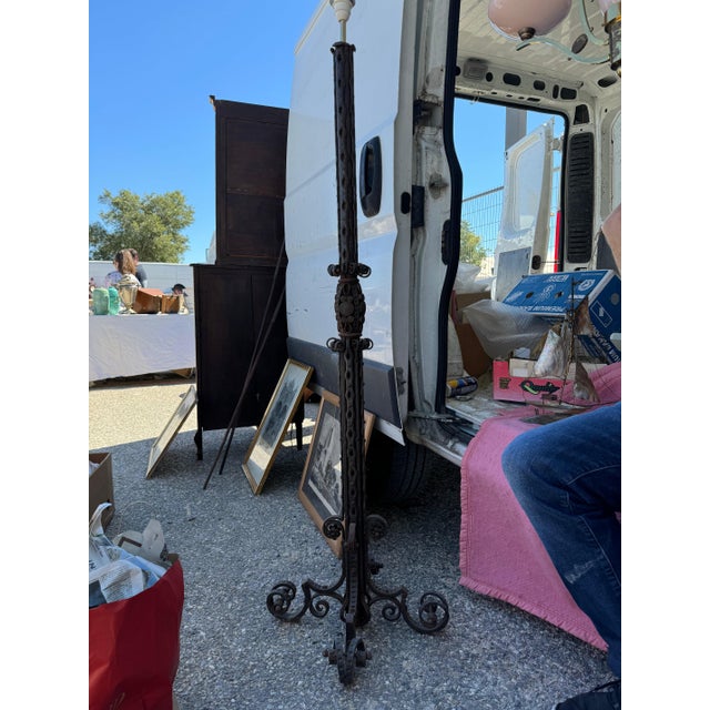 Art Deco French Art Deco Floor Lamp For Sale - Image 3 of 3