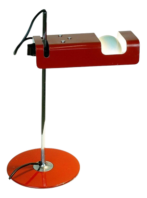 Red Spider Table Lamp attributed to Joe Colombo for O-Luce, Italy, 1960s