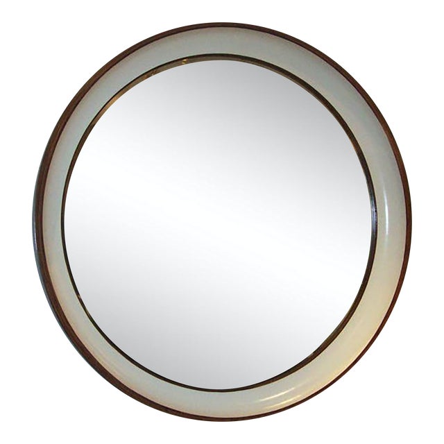 Bespoke Faux-Bois Painted Lacquered Mirror For Sale