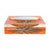 Contemporary Pheasant Feathers Butternut Acrylic Candy Catchall Dish, Large For Sale - Image 3 of 9
