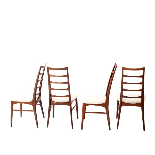 Hornslet Møbelfabrik Lis Chairs by Niels Koefoed for Hornslet Møbelfabrik, 1960s, Set of 4 For Sale - Image 4 of 17