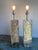 Gold Vintage Heavy Pair of Fractal Resin Table Lamps - Gold Modernist Glam in Style of Romeo Rega - 20" Tall Rectangle Base For Sale - Image 8 of 18