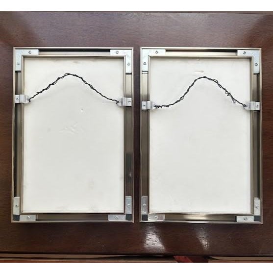 Paint Pair of Abstract Totem Art For Sale - Image 7 of 8