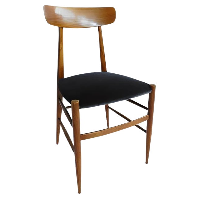 Italian Architectural Dining Chairs by Eredi Marelli for Eredi Marelli Cantù, 1950s, Set of 6 For Sale