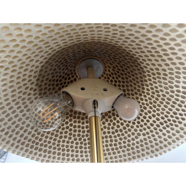 Large Glass and Brass Table Lamp by Peill and Putzler, 1970s For Sale - Image 6 of 7