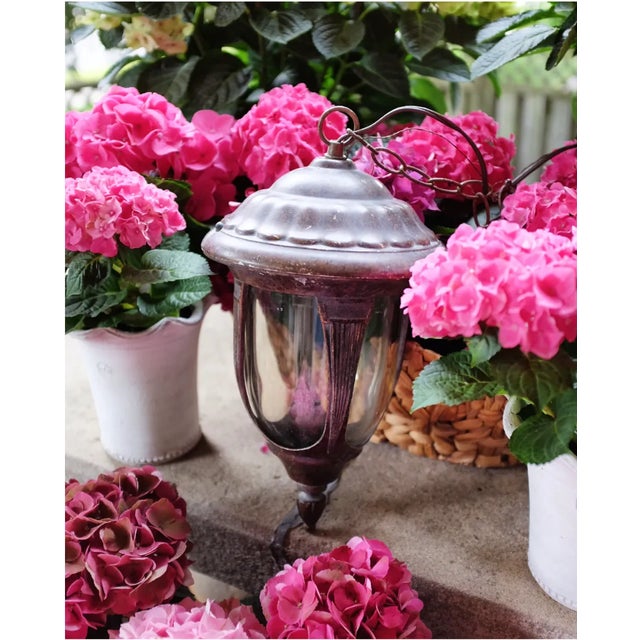 Hollywood Regency 1970s Acorn Ceiling Lantern For Sale - Image 3 of 11