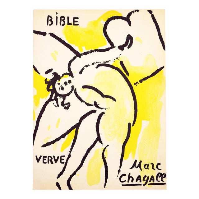 Marc Chagall, Bible Verve, 1956, Lithograph For Sale