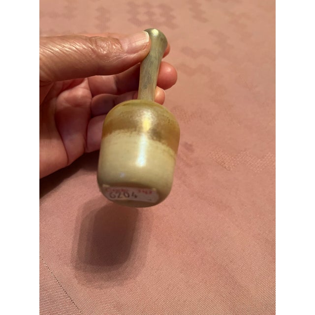 1980s Pair of Neker Glass Vases For Sale - Image 4 of 9