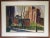 American Joseph Barber, City Street Scene, Watercolor and Pastel on Paper, Signed For Sale - Image 3 of 3