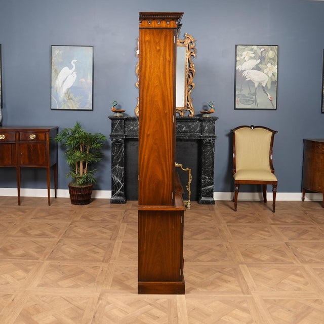 1990s Bevan Funnell Vintage Breakfront For Sale - Image 10 of 12