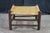 Antique Rustic Adirondack Old Hickory Style Rattan Log Stool Bench Ottoman 22" For Sale - Image 4 of 10