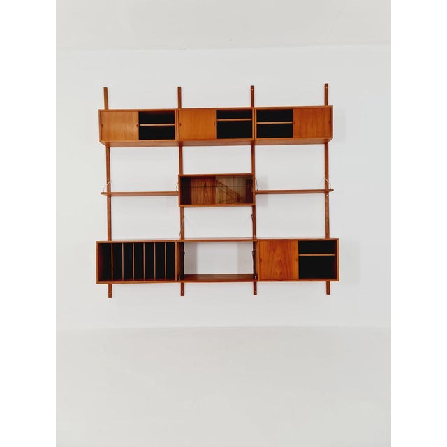 Poul Cadovius Mid-Century Modern Danish Teak Wall Unit by Poul Cadovius for Cado, 1960s For Sale - Image 4 of 11