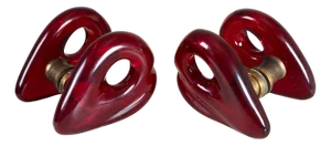 Handles by Giuseppe Santomaso for Seguso, 1950s, Set of 2