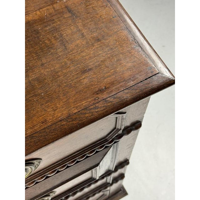 17th Century Antique Oak Chest of Drawers For Sale - Image 14 of 18