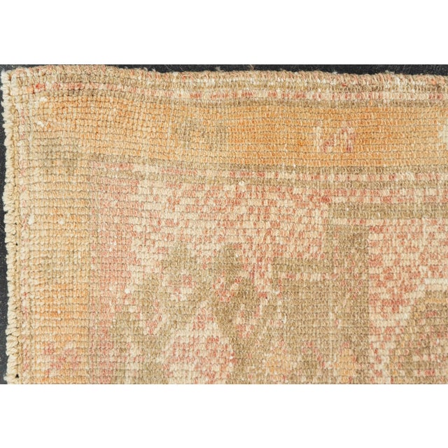 Early 21st Century Turkish Mini Rug Oriental Hand Knotted Vintage Rug 1'8" x 2'11" #21265 For Sale - Image 5 of 8
