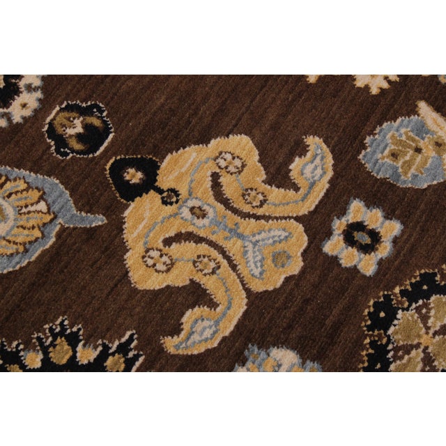 Brown Karastan English Manor Wool Rug Approx. 6x8 For Sale - Image 8 of 14