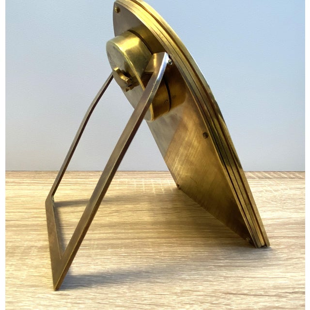 Metal Easel Clock Model Just from Charles Victor Hour, 1935 For Sale - Image 7 of 11