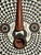Vintage Tribal Geometric Painted Wood Shield For Sale - Image 13 of 15