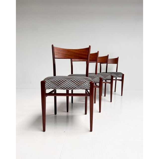 Mid-Century Modern Vintage SA10 Chairs by Cees Braakman for Pastoe, 1960s, Set of 4 For Sale - Image 3 of 15