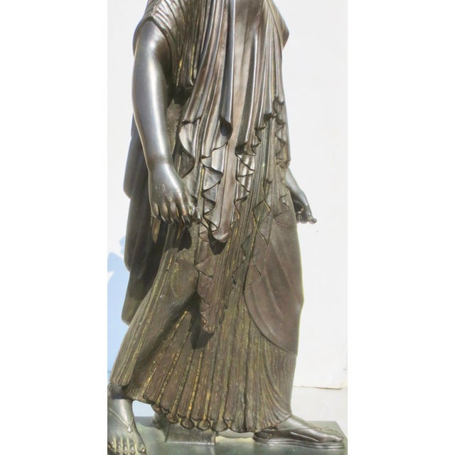 Diana Arcaizante Grand Tour Bronze Odyssey Diana From Pompeii For Sale - Image 10 of 14