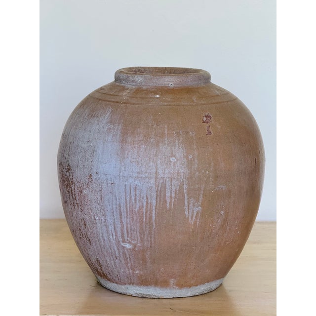 19th Century Chinese Glazed Stoneware Jars - A Set of Two For Sale - Image 4 of 11