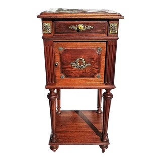 Late 19th Century French Louis XVI Style Chevet Nightstand For Sale