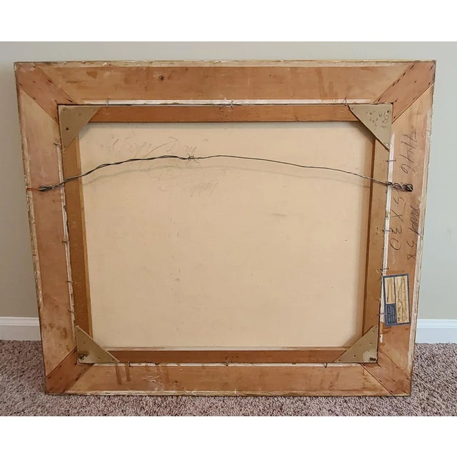 A captivating original oil painting titled “A Lazy Day”, signed and dated 1939 by the artist G. Patterson. This serene...