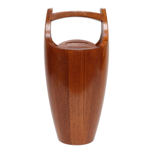 Danish Modern Staved Teak "Congo" Ice Bucket by Jens Quistgaard for Dansk