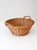 Vintage Wicker Gathering Basket With Handles For Sale - Image 11 of 13