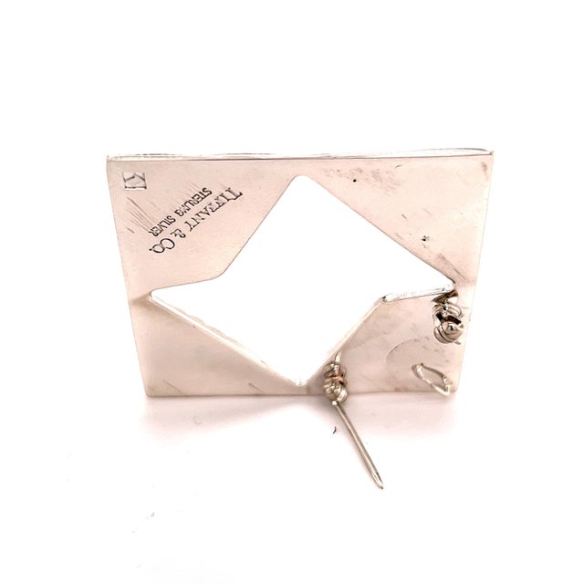 Tiffany & Co Estate Abstract Brooch Sterling Silver 14.8 Grams TIF221 TRUSTED SELLER SINCE 2002 PLEASE SEE OUR HUNDREDS OF...