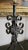 Mid 20th Century Ornate Wrought Iron Lamp With Floral Details For Sale - Image 12 of 12