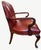 The Ultimate Statement of Traditional Elegance: The Leathercraft Open Armchair & Tufted Ottoman Set For Sale - Image 11 of 12