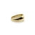 1990s 14k Gold Oval Signet Ring With Heart-Shaped Diamond, Size 6.5 For Sale In Los Angeles - Image 6 of 11