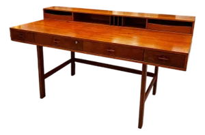 1970s Danish Flip Top Desk