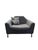 Extraordinary DellaRobbia “Pilvi” Modular Armchair upholstered in a warm charcoal gray fabric, presented in fantastic...
