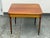 Brown Vintage Flip Up Console/Game Table For Sale - Image 8 of 12