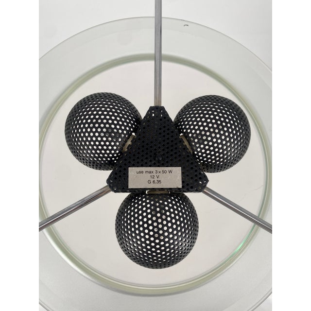 Black Hanging Lamp by Fabio Di Bartolomei for Bieffeplast, Italy, 1980s For Sale - Image 8 of 11