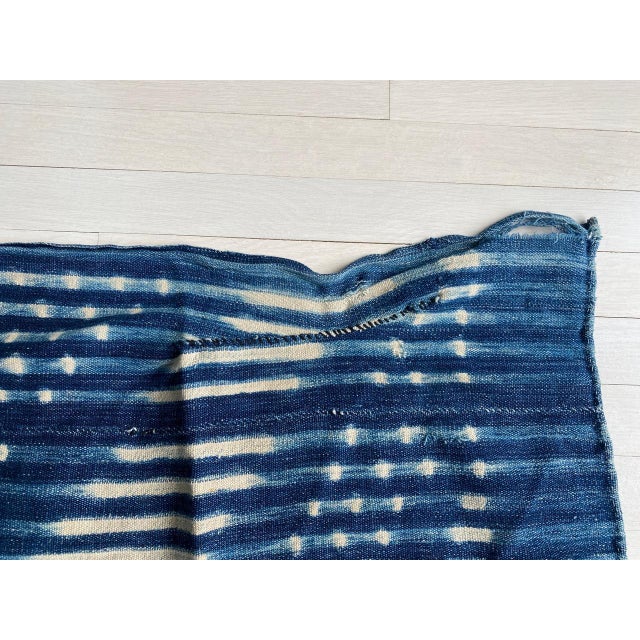 Textile Andrianna Shamaris Antique Indigo Mali Textile For Sale - Image 7 of 18