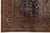 Late 19th Century 19th Century Antique Mahal Wool Rug With Faded Indigo & Rust Medallion For Sale - Image 5 of 11