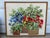 Midcentury Floral Potted Plants Needlepoint Wall Art For Sale - Image 10 of 12