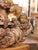 Pair 18th Century Italian Baroque Carved Painted Wood Adoring Angel Sculptures For Sale - Image 11 of 16