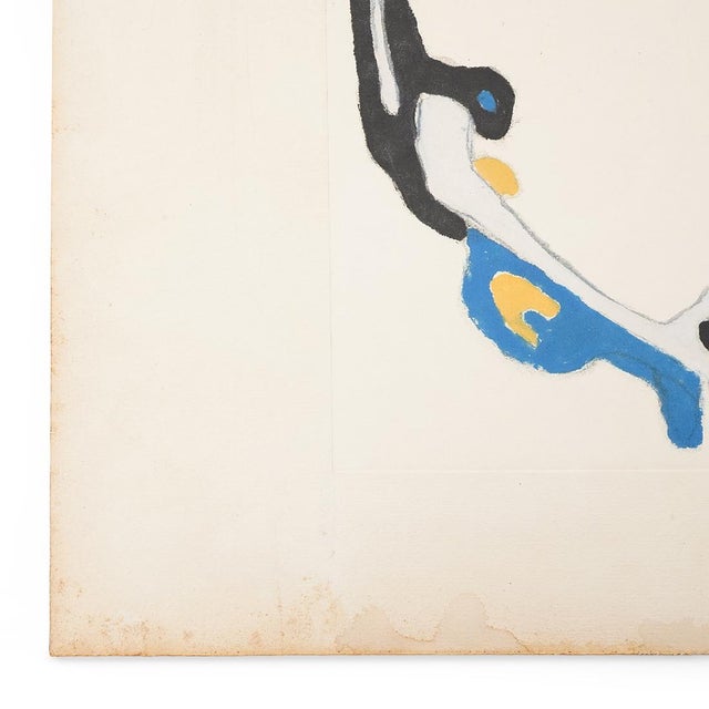 Ansgar Elde, Il Bostrico, 1980s, Monotype on Aquatint For Sale - Image 9 of 13