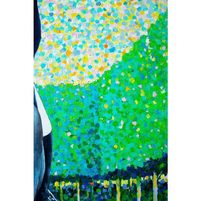 Artist Andrei Sitsko "Business Partners" Modern Original Painting For Sale - Image 4 of 10