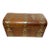 Antique Victorian Burr Walnut Tea Caddy by Parkins & Gotto England Circa 1860s For Sale