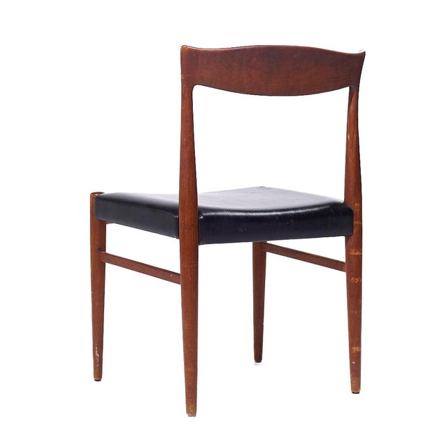 Mid 20th Century Arne Hovmand Olsen Mid Century Danish Teak Dining Chair For Sale - Image 5 of 10