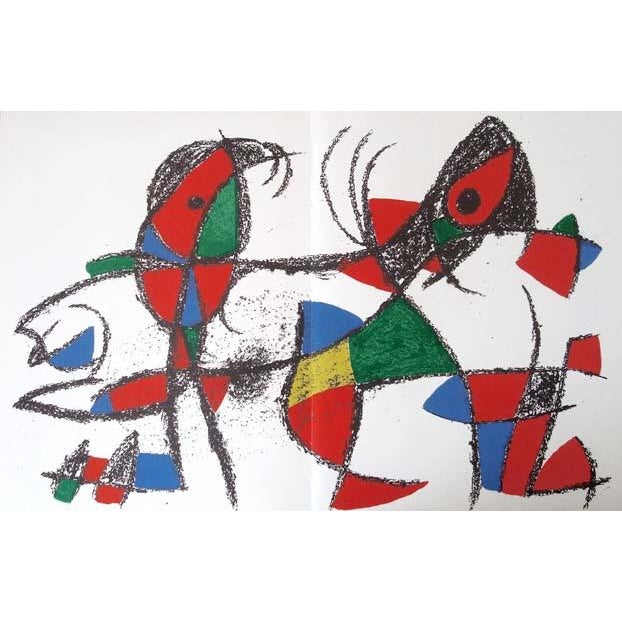 Artist: Joan Miro Country: Spain Title: Untitled – V2-10d Medium: Original Lithograph Marks: Not signed or numbered Size:...