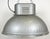 Industrial Large Polish Industrial Factory Oval Pendant Lamp from Mesko, 1970s For Sale - Image 3 of 17